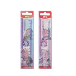 Linijka plastik Manga Pink Fantasy 15cm mix M&G - 1