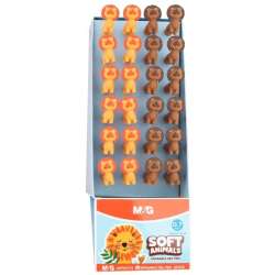 Długopis wymazywalny soft animals nieb (24szt) M&G - 1