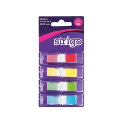 Zakładki indeksujące 45x12mm 4 kolory STRIGO (SSN015) - 1