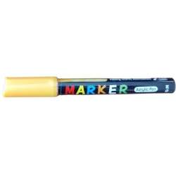 Marker akrylowy 1-2mm jasnożółty (6szt) M&G