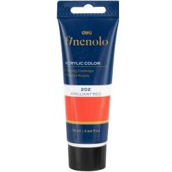 Farba akrylowa Finenolo 75ml czerwony DELI - 1