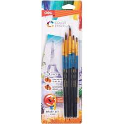 Pędzli Color Emotion 5szt DELI - 1