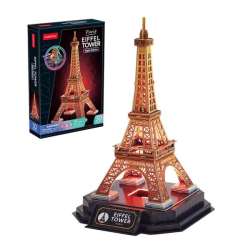 Puzzle 3D LED Wieża Eiffla 51el wersja nocna L534H Cubic Fun (306-L534H)