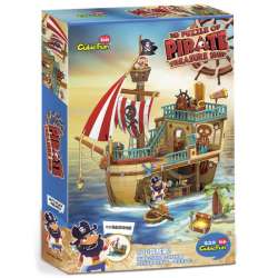 Puzzle 3D Statek piracki ze skarbem P832 (306-P832) - 1