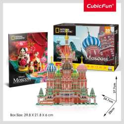 Puzzle 3D National Geographic Moskwa Sobór Św. Bazyla DS0999H (306-DS0999H) - 1