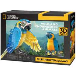 Puzzle 3D Ara szafirowa 94el National Geographic DS1097H Cubic Fun (306-DS1097H) - 1