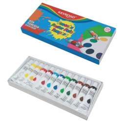 Farby tempera 12kol x 12ml KEYROAD (KR52272)