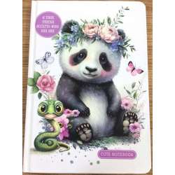 Notatnik A5/64K gładki Panda FRESH - 1