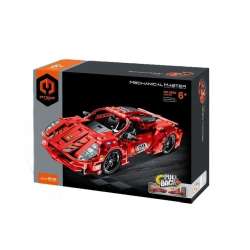 Klocki Auto wyścigowe czerwone 437el