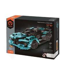 Klocki Wyścigówka R/C niebieska 439el - 1