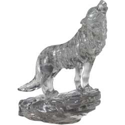 Crystal Puzzle - Wilk (czarny) - 1