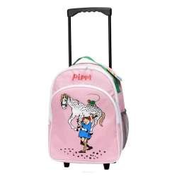 Walizka na kółkach Pippi różowa