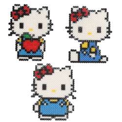 Prasowanka zestaw koralików Hello Kitty