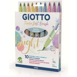 Pisaki Turbo Soft Brush pastel 10 kolorów