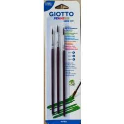 Pędzle 400 komplet 3 sztuki GIOTTO