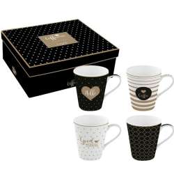 Kubki porcelanowe Caffee 300ml 4szt