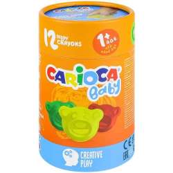 Kredki Misiaki Baby 12 kolorów CARIOCA
