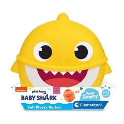 PROMO Clementoni Clemmy klocki Wiaderko Baby Shark 17427 (17427 CLEMENTONI) - 1