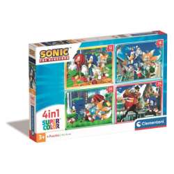 Clementoni Puzzle 4w1 Sonic 21522 (21522 CLEMENTONI) - 1