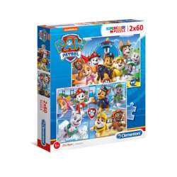 Clementoni Puzzle 2x60el PAW PATROL Psi Patrol 21617 (21617 CLEMENTONI)