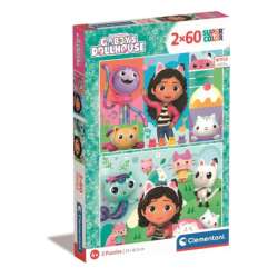 Clementoni Puzzle 2x60el Koci Domek Gabi. Gaby's Dollhouse 24804 p6 (24804 CLEMENTONI) - 1