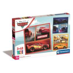 Clementoni Puzzle 3x48el SuperColor square Auta Cars 25305 (25305 CLEMENTONI)