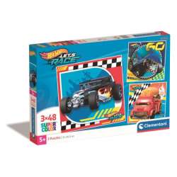 Clementoni Puzzle 3x48el Hot Wheels Lets Race 25313 (25313 CLEMENTONI) - 1