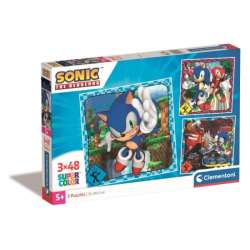 Clementoni Puzzle 3x48el SuperColor square Sonic 25320 (25320 CLEMENTONI)