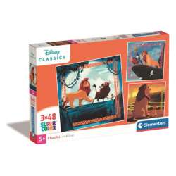Clementoni Puzzle 3x48 Król Lew Disney Classic 25323 (25323 CLEMENTONI) - 1