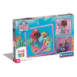 Clementoni Puzzle 3x48 Ariel Disney Junior 25324 (25324 CLEMENTONI) - 1