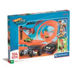 Clementoni Puzzle 104el Super Hot Wheels Lets Race 25776 (25776 CLEMENTONI) - 1