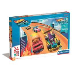 Clementoni Puzzle 24el Maxi Hot Wheels Lets Race 28523 (28523 CLEMENTONI) - 1