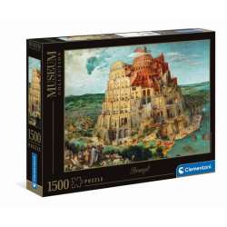 Clementoni Puzzle 1500el Muzeum Breugel. Wieża Babel 31691 p.6 (31691 CLEMENTONI) - 1