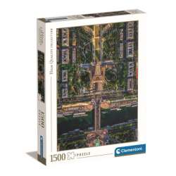 PROMO Clementoni Puzzle 1500el Flying Over Paris. Lot nad Paryżem 31708 (31708 CLEMENTONI)
