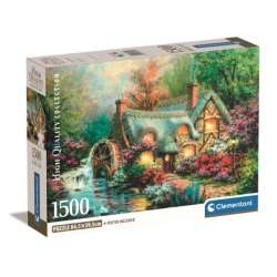 Clementoni Puzzle 1500el Compact Wiejskie zacisze Country Retreat 31711 (31711 CLEMENTONI) - 1