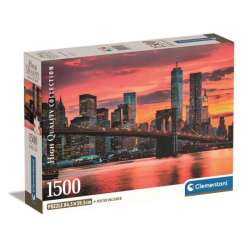 PROMO Clementoni Puzzle 1500el Compact East River o zmierzchu 31712 (31712 CLEMENTONI)