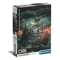 Clementoni Puzzle 1500el Compact Okręt piracki. The Pirates Ship 31719 (31719 CLEMENTONI) - 1
