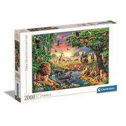 Clementoni Puzzle 2000el The African Gathering. Afrykańskie zgromadzenie 32081 (32081 CLEMENTONI)