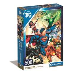 PROMO Clementoni Puzzle 500el Compact DC Comics Justice League 35531 (35531 CLEMENTONI)