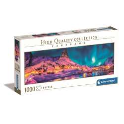 Clementoni Puzzle 1000el Panorama Kolorowa noc nad Lofoten Islands 39747 (39747 CLEMENTONI)