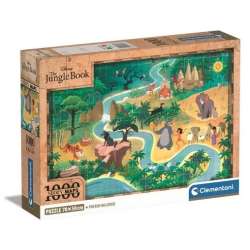 Puzzle 1000 Compact Story Maps The Hungle book (39813 CLEMENTONI) - 1