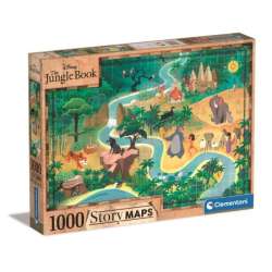 PROMO Clementoni Puzzle 1000el Story Maps Księga Dżungli 39816 (39816 CLEMENTONI)