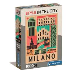 Clementoni Puzzle 1000el Compact Style in the city. Milano Milan 39842 (39842 CLEMENTONI)