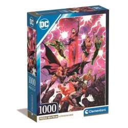 PROMO Clementoni Puzzle 1000el Compact DC Comics Justice League 39853 (39853 CLEMENTONI) - 1