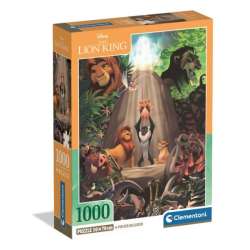 Clementoni Puzzle 1000el Compact Impossible Król Lew 39902 (39902 CLEMENTONI) - 1