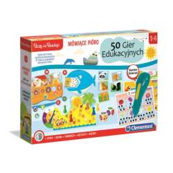 Clementoni Mówiące pióro 50 gier edukacyjnych 50650 (50650 CLEMENTONI) - 1