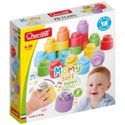 Momy miękkie klocki z grzechotką 18 elementów 4145 QUERCETTI p6 (040-4145)