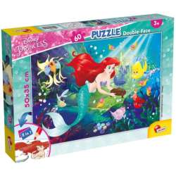Puzzle dwustronne 60el. Mała Syrenka Disney Princess 74051 LISCIANI (304-74051)