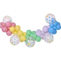 Girlanda balonowa DIY Makaron, 65 szt. (31317)