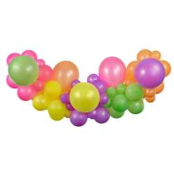 Girlanda balonowa DIY Fluorescencyjna 65szt